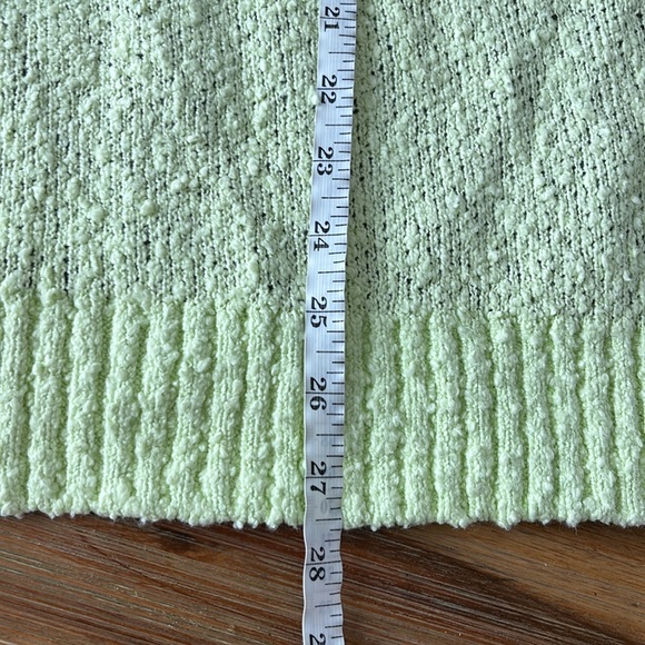 NWOT Free People In Bloom Oversized Sweater Floral Print Soft Cozy Boho S Green - Picture 11 of 12